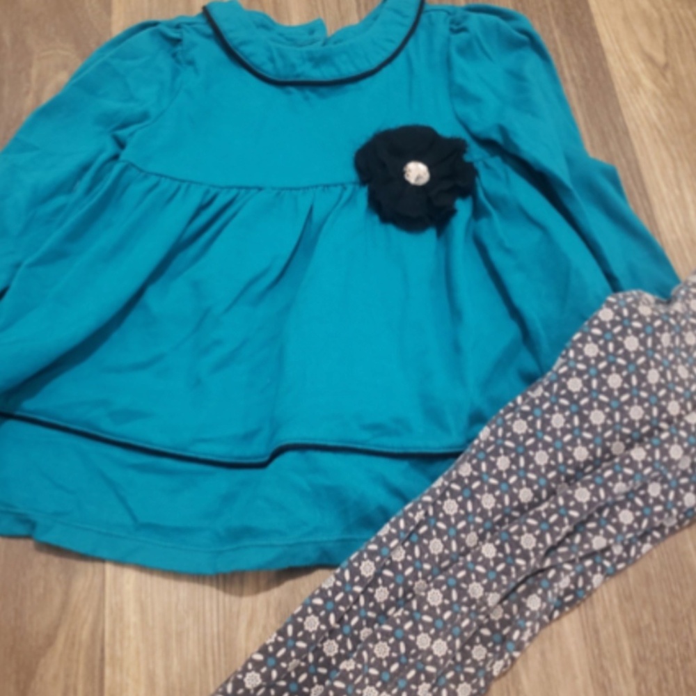 Kids Headquarters 5t teal outfit
